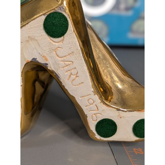 Jaru 1976 Gold Ceramic Lovers Sculpture - Picture 3 of 16